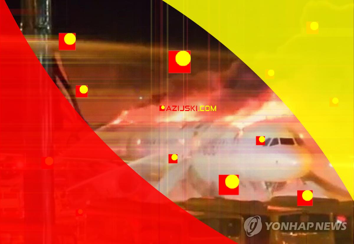 (Olovo) Avion hvata vatru na busan aerodromu; Nije objavljeno povrede