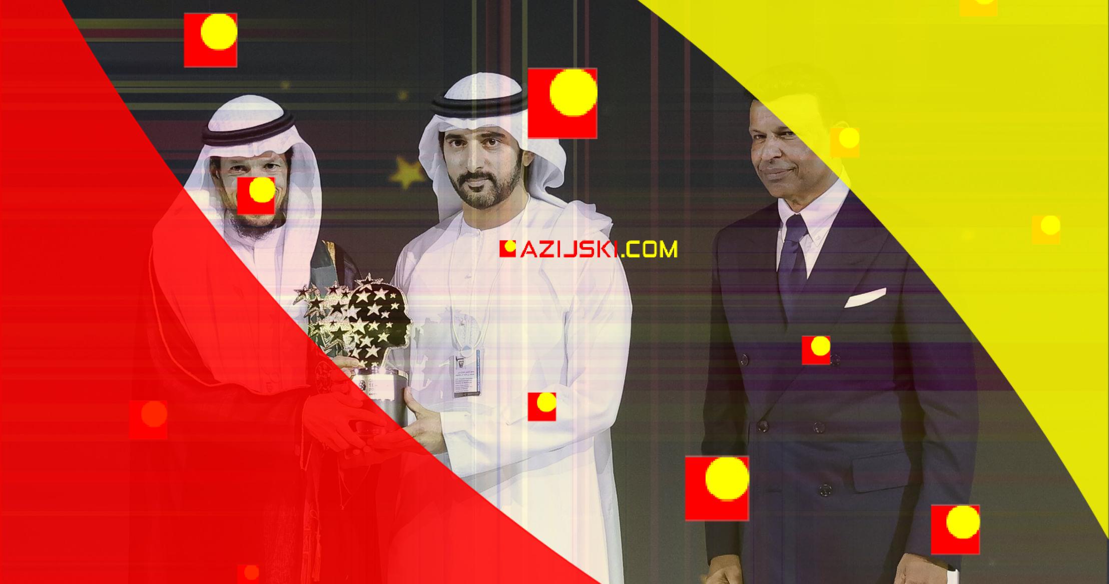 Hamdan bin Mohammed predstavlja Saudijsku nastavniku Mansour Al-Mansour sa globalnom nagradom za nastavnike - UAE - Svjetski samit vlade