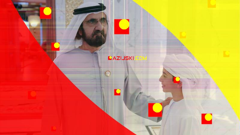 Mohammed bin Rashid i Hamdan bin Mohammed susreću Mujezin od al -freij nahyan al -falasi